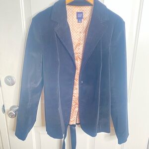 GAP Men's Navy Velvet Jacket